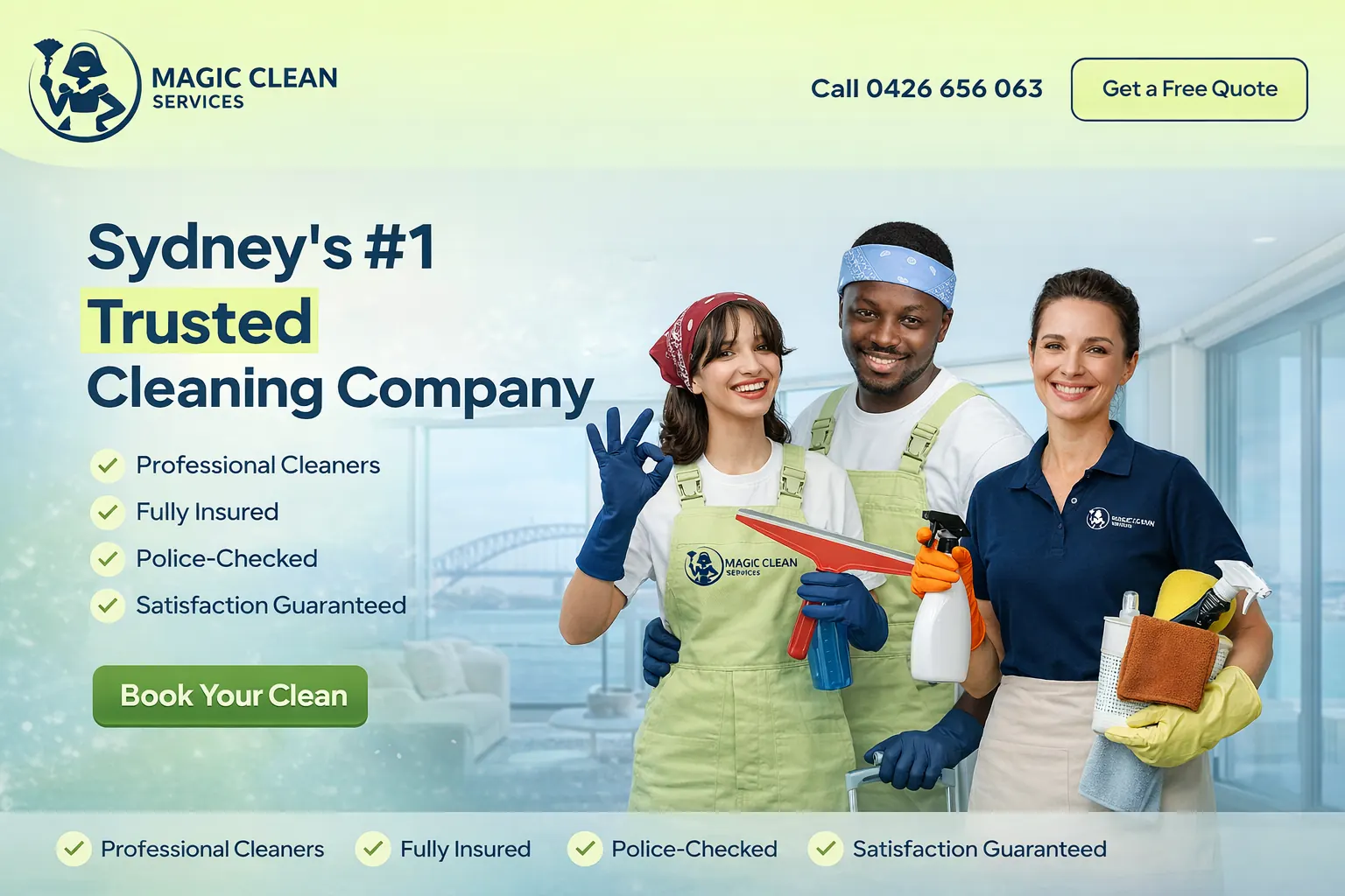 Magic Clean Service Home |cleaning services in sydney